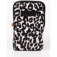 Etre Women's Zip Glasses Case Cream Leopard Print