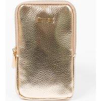 Etre Women's Faux Leather Zip Glasses Case - Gold
