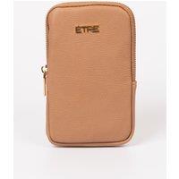 Etre Women's Faux Leather Zip Glasses Case - Tan