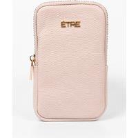 Etre Women's Faux Leather Zip Glasses Case - Nude