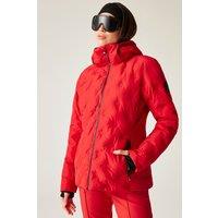 Dare 2b Women's Enfold Waterproof Insulated Padded Ski Jacket in Red | Size: 10