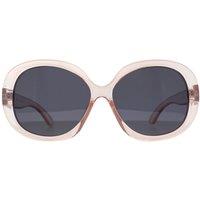 montana Women's Round Transparent Pink Smoke Polarized MP63