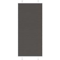 Berkfield Home Pleated Blind Black 85x200 cm Fabric Width 84.4 cm Polyester