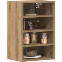 Berkfield Home Hanging Cabinet Artisan Oak 40x29.5x60 cm Engineered Wood in Brown