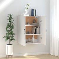 Berkfield Home Hanging Cabinet White 69, 5x34x90 cm Engineered Wood | Size: 5 x 34 x 90 cm