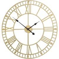 Melody Maison Gold Metal Skeleton Clock 60cm X 60cm | Size: 60 cm X 60 cm