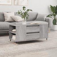 Berkfield Home Coffee Table Grey Sonoma 102x44.5x50 cm Engineered Wood