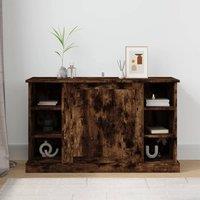 Berkfield Home Sideboard Smoked Oak 100x35.5x60 cm Engineered Wood in Brown