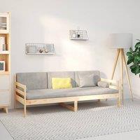 Berkfield Home Day Bed 90x190 cm Solid Wood Pine in Brown
