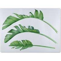 Benjamin Tate Design Triple Botanical Glass Chopping Board in Natural