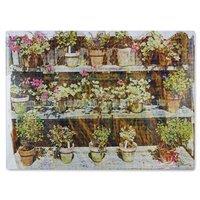 Benjamin Tate Design Plant Pots Glass Chopping Board in Natural