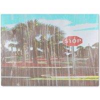 Benjamin Tate Design Stop Glass Chopping Board in Natural