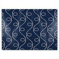 Benjamin Tate Design Swirled Rope Glass Chopping Board in Natural