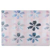 Benjamin Tate Design Colorful Pine Leaves Glass Chopping Board in Natural
