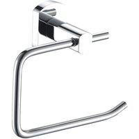 Showerdrape Admiralty Chrome Stainless Steel Wall Mounted Toilet Roll Holder in Silver