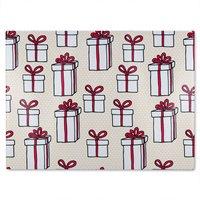 Benjamin Tate Design Simple Pattern Dining Glass Chopping Board in Natural