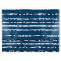 Benjamin Tate Design White Rope Glass Chopping Board in Natural