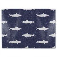Benjamin Tate Design Fish Glass Chopping Board in Natural