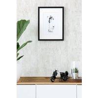 Superfresco Easy Bellagio Concrete Wallpaper in White | Size: 10000mm x 520mm