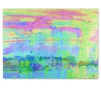 Benjamin Tate Design Fuzzy London Glass Chopping Board in Natural