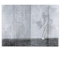 Benjamin Tate Design Sail Glass Chopping Board in Natural