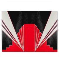 Benjamin Tate Design Art Deco Building Glass Chopping Board in Natural