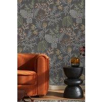 Superfresco Easy Richmond Sage Wallpaper in Black | Size: 10000mm x 520mm