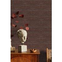 Superfresco Easy Emperor Grasscloth Sage Wallpaper in Orange | Size: 10000mm x 520mm
