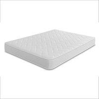 Starlight Beds 18cm Quilted Brick Hybrid Memory Foam Spring Mattress Soft Feel in White | Size: King