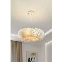 Chic Feather 6-Light Chandelier Pendant Light