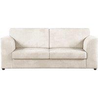 Luxor Jumbo Cord Orange Fabric 3 Seater Sofa - Fullback