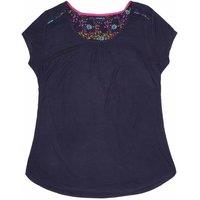 Moshulu Women's 'Tranquility' Cap Sleeve Lounge Top in Indigo | Size: Small