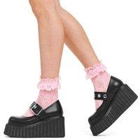 Lamoda Women's Survivor Chunky Platform Creeper 'Shoes' in Black PU Stylish Footwear UK7 | Size: 6