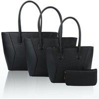 Squisita Elegant 4in1 PU Leather Handbag x Tote bag with Purse