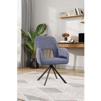 Modern Grey Swivel Lounge Chair