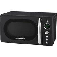 Hamilton Beach 20L Retro Black Microwave