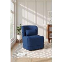 Plush Teddy Swivel Barrel Chair