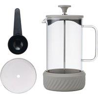La Cafetiere Zero 8 Cup Cafetiere with Removeable Base 1L French Press, Latte in Brown