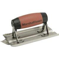 Marshalltown M180d Stainless Steel Groover Trowel Durasoft Handle 6 X 3in