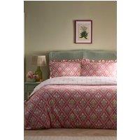 Appletree 'Aurelia' 100% Cotton Floral Print Duvet Cover Set in Pink | Size: Double