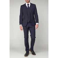 Scott Men's Plain Front Trousers in Navy | Size: 50S