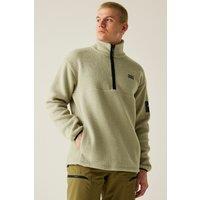 Dare 2b Men's Twin Tip Half Zip Relaxed Insulating Active Fleece in Light Stone | Size: 2XL