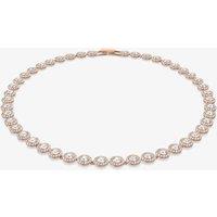 Swarovski Women's Angelic All Around Necklace 5367845 in Rose Gold | Size: 38 cm