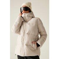 Dare 2b Women's Milieu Waterproof Insulated Padded Jacket in Grey | Size: 16