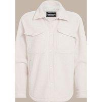Craghoppers Women's Ribwort Borg Overshirt Fleece Jacket in Beige | Size: 12
