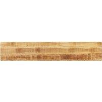 Berkfield Home Table Top 180x30x2.5 cm Rectangular Solid Wood Rough Mango in Brown