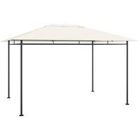 Berkfield Home Gazebo 384x281x270 cm Cream 180 g/m in Beige | Size: 384 x 281 x 270 cm