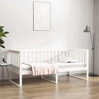 Berkfield Home Day Bed White 90x190 cm Solid Wood Pine