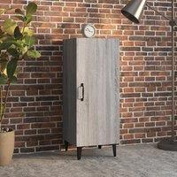 Berkfield Home Sideboard Grey Sonoma 34.5x34x90 cm Engineered Wood