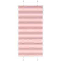 Berkfield Home Pleated Blind Pink 60x100 cm Fabric Width 59.4 cm Polyester